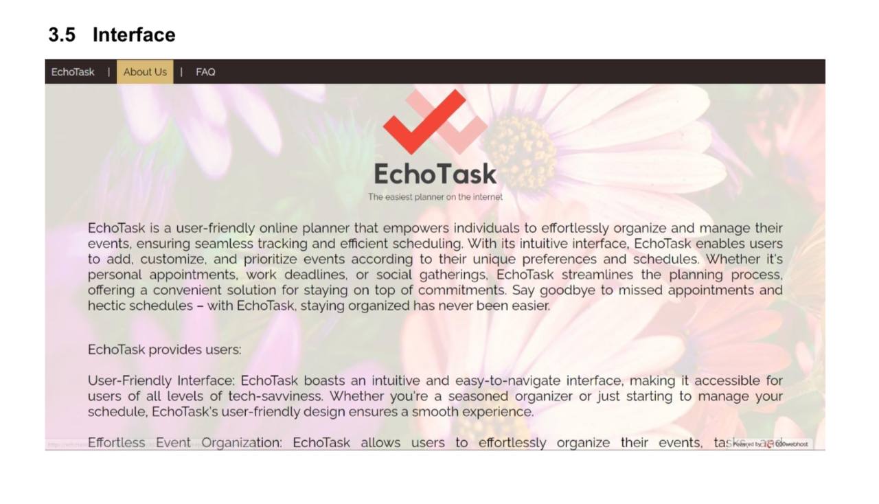 EchoTask Interface